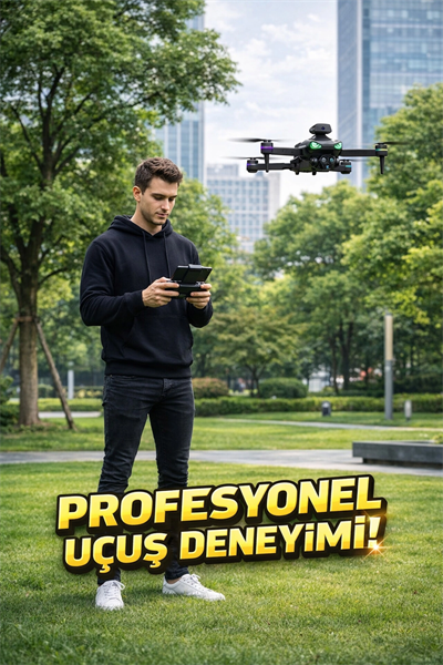Full HD Görüntü Akıllı Geri Dönüş Özellikli 1000 Metre Menzilli Ekranlı Drone Kumandası