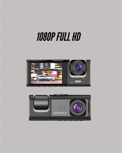 G-Sensörlü 3lü Kayıtlı Araç Kamerası