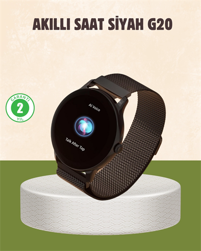 G20 Mini Akıllı Saat – Sağlık Takibi, Uzun Pil Ömrü, Dokunmatik Renkli Ekran
