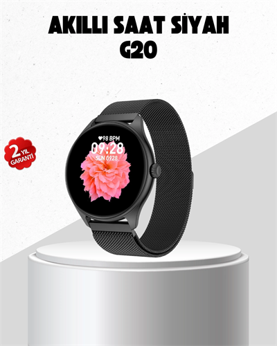 G20 Mini Akıllı Saat – iPhone & Android Uyumlu, Adım Sayar ve Uyku Takipli