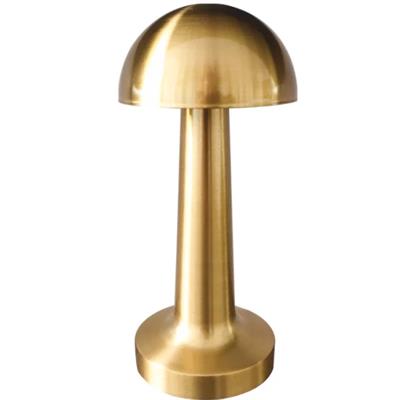 GOLD Mantar Lamba CT-8429 Lizbon 3 Renk Şarjlı Masa Lambası (3936)