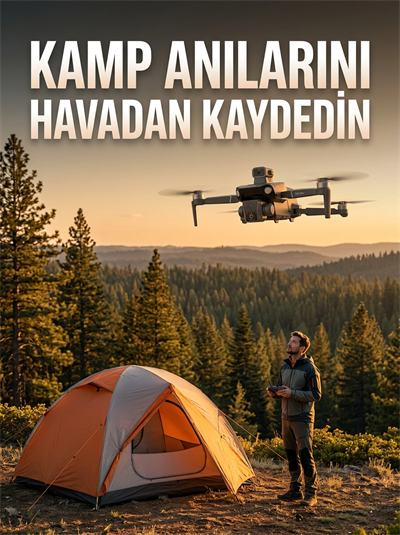 GPS Destekli Katlanabilir Çift Kameralı Drone Ekranlı Kumandalı