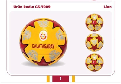 GS-7009 GALATASARAY FUTBOL TOPU LİON-CNT