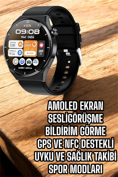 GT8 AKILLI SESLİ GÖRÜŞME YAPABİLEN SAAT