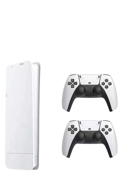 Game Box 3D Çift Oyun Kollu 4K HD Ekran 20000den Fazla Oyun Seçeneği 2.4G Kablosuz