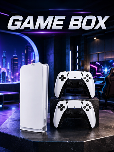 Game Box 3D Çift Oyun Kollu 4K HD Ekran 20000den Fazla Oyun Seçeneği 2.4G Kablosuz