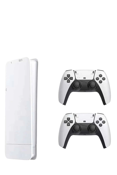 Game Box 3D Çift Oyun Kollu 4K HD Ekran 20000den Fazla Oyun Seçeneği 2.4G Kablosuz