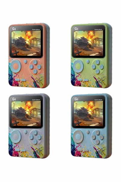 Game Box Mini 500 Adet Retro Oyun Taşınabilir Oyun Konsolu