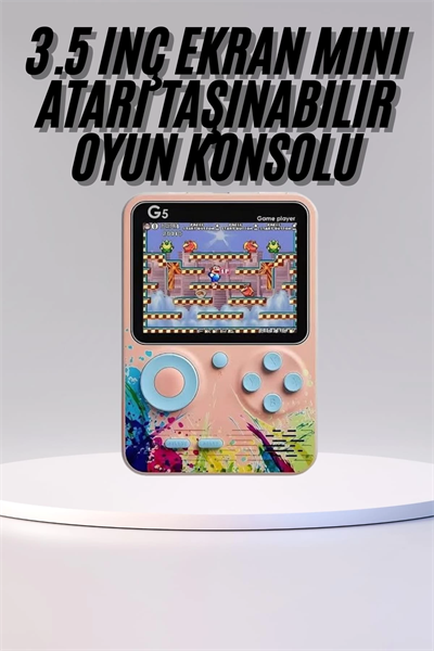 Game Box Mini 500 Adet Retro Oyun Taşınabilir Oyun Konsolu