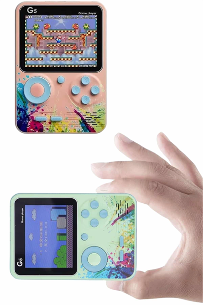 Game Box Oyun Konsolu 500 Retro Oyunlu Mini Taşınabilir 3 İnç