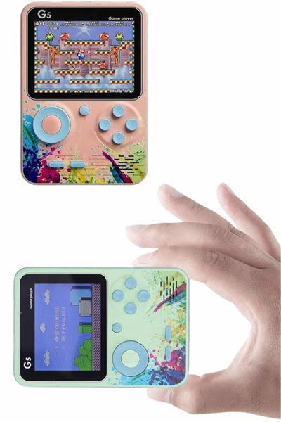 Game Box Oyun Konsolu 500 Retro Oyunlu Mini Taşınabilir 3 İnç