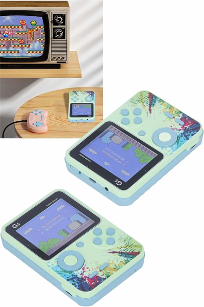 Game Box Oyun Konsolu 500 Retro Oyunlu Mini Taşınabilir 3 İnç