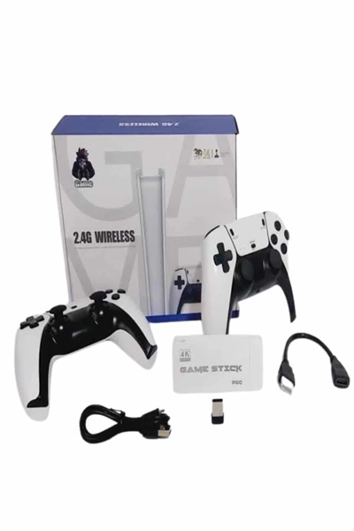 Game Stick 4K Retro Çift Kollu Atari Oyunlari +20000 Oyunlu Konsol Nostalji