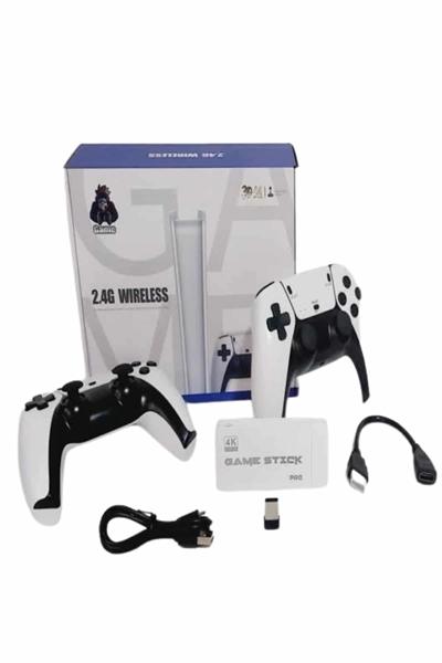 Game Stick 4K Retro Çift Kollu Atari Oyunlari +20000 Oyunlu Konsol Nostalji