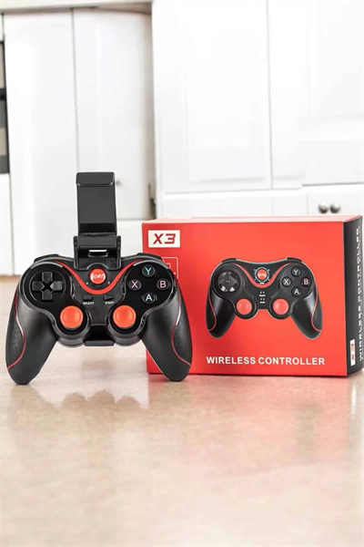 Game Stick Android Uyumlu Gamepad X3 Standlı Oyun Kolu Bluetooth Bağlantılı