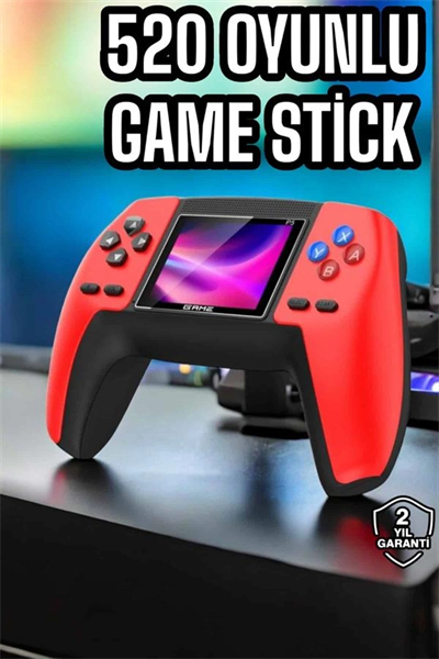 Gamepad 520 Retro Oyunlu Taşınabilir El Konsolu Atari
