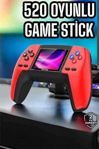 Gamepad 520 Retro Oyunlu Taşınabilir El Konsolu Atari