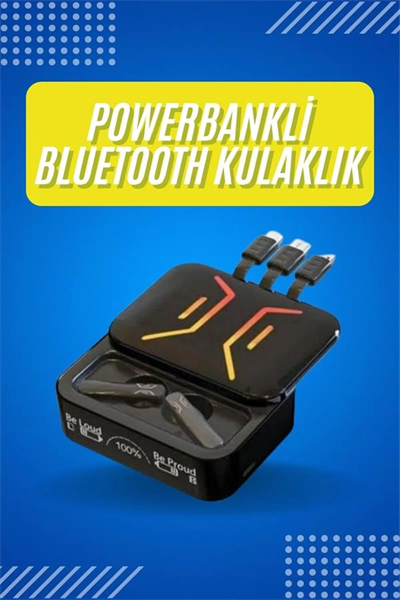 Gaming Bluetooth Kulaklık Dahili Powerbank Kablolu Düşük Gecikmeli Bluetooth 5.2