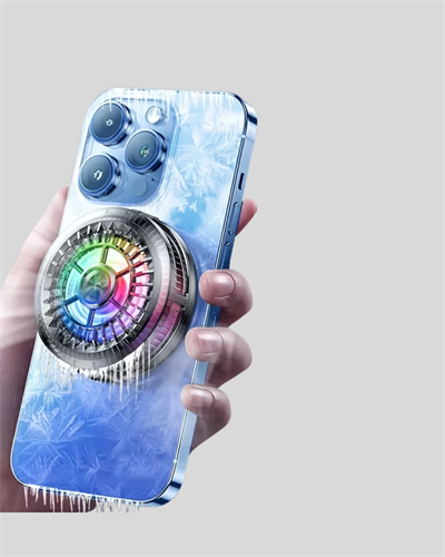 Gaming Telefon Soğutucu RGB Fan Sessiz Çalışma Tüm Modeller Uyumlu