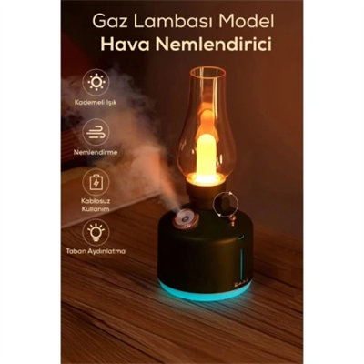Gaz Lambası Tasarımlı Hava Nemlendirici