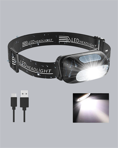 Gece Balıkçılığı İçin Ultra Parlak Şarjlı Kafa Lambası | 4 Işık Modu + USB Şarj