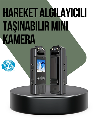 Gece Görüşlü Döngüsel Kayıt Destekli Mini Kamera