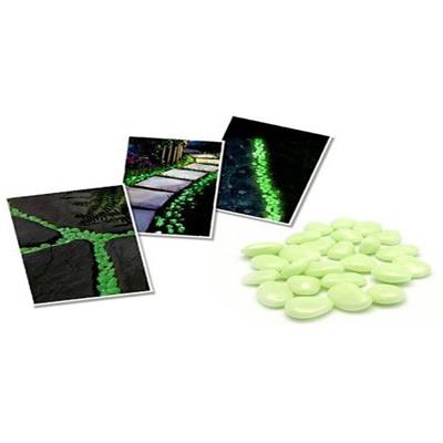 Gece Karanlıkta Işık Vererek Parlayan Dekoratif Çakıl Taşları (3936)