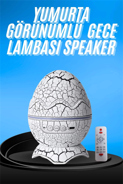 Gece Lambası Yumurta Işık Speaker Yeni Nesil Dinozor Yumurtası Görünümlü