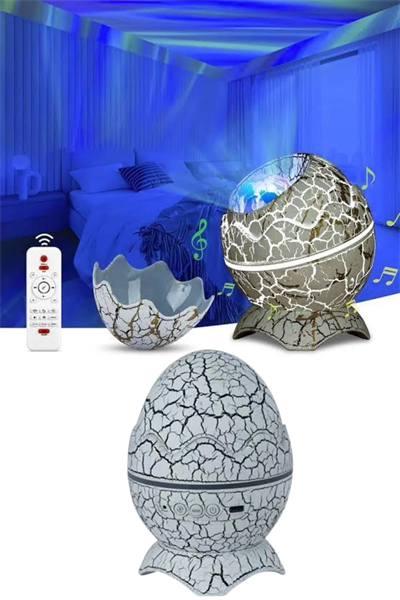 Gece Lambası Yumurta Işık Speaker Yeni Nesil Dinozor Yumurtası Görünümlü