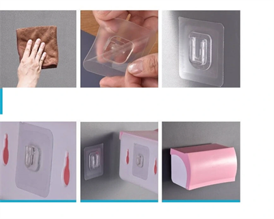 Geçmeli Eşya Sabitleme Klipsleri Şeffaf 4 Lü Set