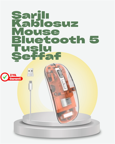 Geniş Uyumluluklu Kablosuz Fare – Windows, Mac, Linux Destekli