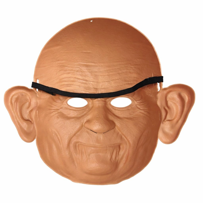 Gerçekçi Yaşlı Adam Maskesi – Lateks Görünümlü Plastik Korku Maskesi