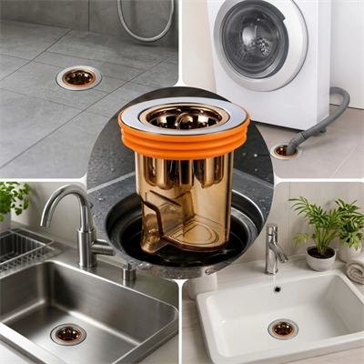 Gider Kokusu Ve Böcek Önleyici Gider Kapağı, Duş Ve Lavabo İçin Geri Akış Önleyici Plastik Yer Süzgeci Kapağı Bx40