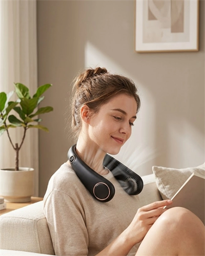 Gizli Turbo Tasarımlı Sessiz Çalışan Boyun Fanı