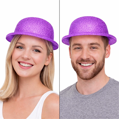 Glitter Simli Melon Şapka 9’lu Set - 9 Renk Parti Ve Kostüm Şapkası