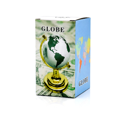 Globe Küçük Metal Dünya Biblosu - Dekoratif Süs Eşyası Bx40