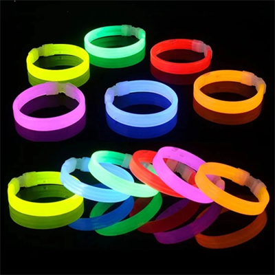 Glow Kalın Bileklik 12’li Set | Baskıya Uygun Renkli Model
