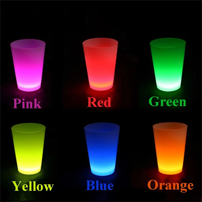 Glow Partisi Bardakları 6 Renk 6 Adet 1.5 Oz 4.5 X 6.5 Cm