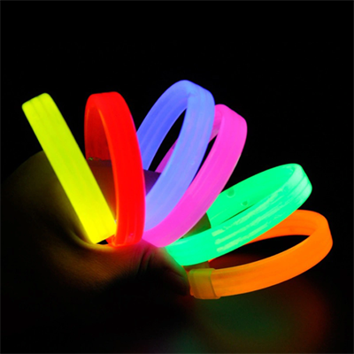 Glow Partisi Fosforlu Ekstra Kalın Bileklik 6 Renk 6’lı Set – Baskı Yapılabilir
