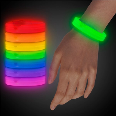Glow Partisi Glow Ekstra Kalın Fosforlu Bileklik  6 Renk 6 Adet Bx40
