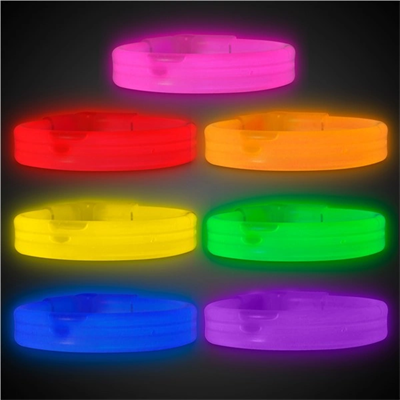 Glow Partisi Glow Ekstra Kalın Fosforlu Bileklik  6 Renk 6 Adet Bx40