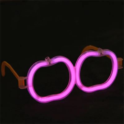 Glow Stick Elma Gözlük - Glow Partisi Gözlüğü - Glow Stick Gözlük 12 Adet Bx40