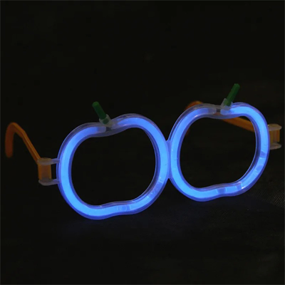 Glow Stick Elma Gözlük - Glow Partisi Gözlüğü - Glow Stick Gözlük 12 Adet Bx40