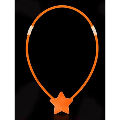 Karanlıkta Yanan Glow Stick Yıldız Kolye - 6 Adet