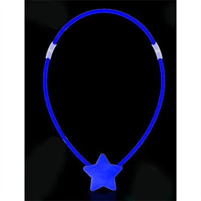 Karanlıkta Yanan Glow Stick Yıldız Kolye - 6 Adet