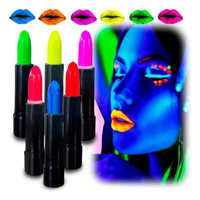 GlowPaint 6’lı Neon Boya – UV Işıkta Parlayan Makyaj Seti (3936)