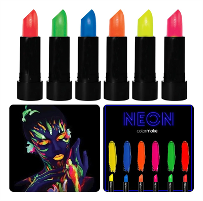 Glowpaint 6’lı Neon Boya – Uv Işıkta Parlayan Makyaj Seti Bx40