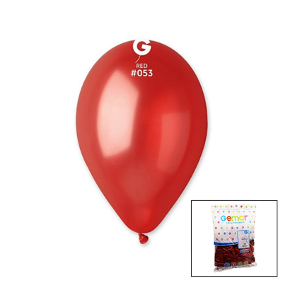 Gm-110-53 Metalik - Kırmızı Balon 11'' - 28cm - 100 Parça Bx40