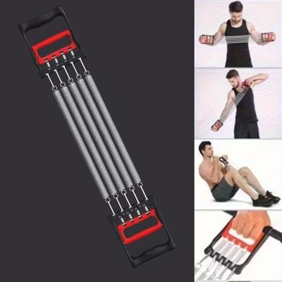 Göğüs Genişletme ve Kuvvet Egzersiz Aleti – 5 Yaylı 5 Kademeli Ayarlanabilir Fitness ve Kuvvet Antrenmanı Ekipmanı (3936)