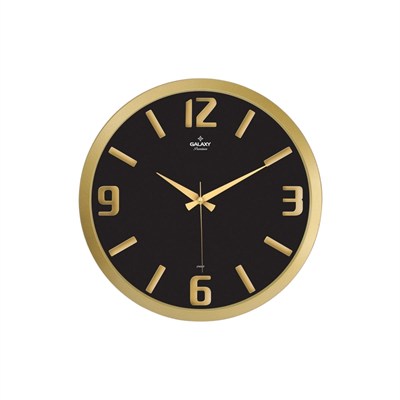Gold 39 Cm Kabartma Rakamlı Duvar Saati